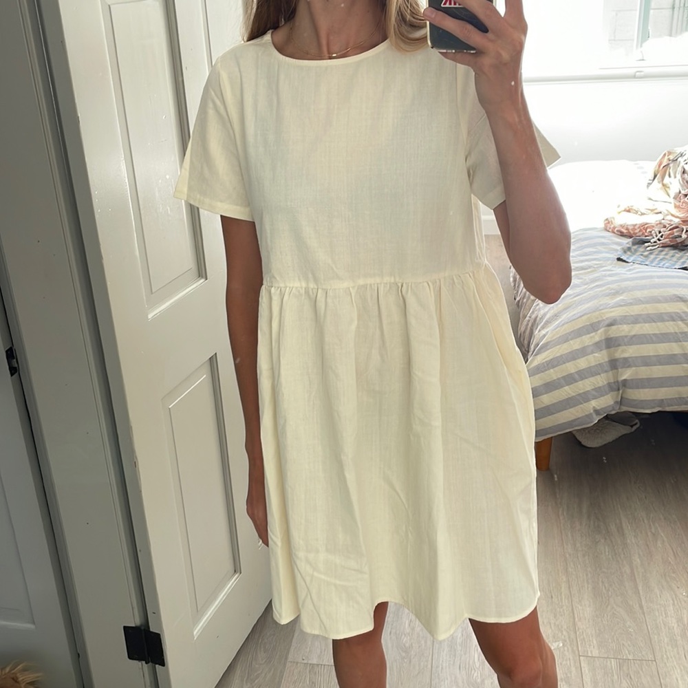 Tradlands NICO DRESS 2.0 CRINKLE COTTON